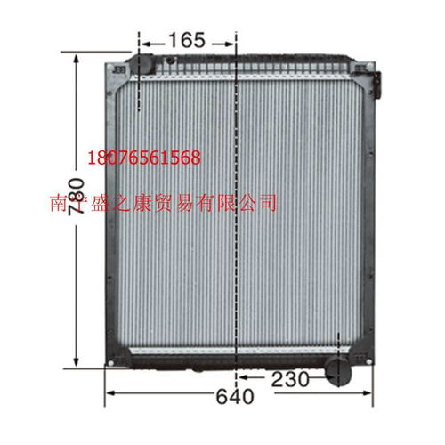 东风商用车全系列发动机散热器与中冷器 1119010-K0100型号详解